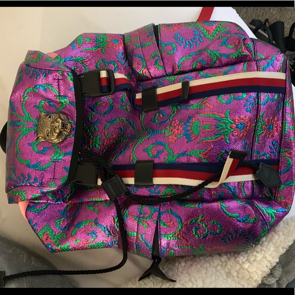 Gucci Techpack Brocade Backpack